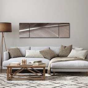 Abstrakcyjny obraz włókien (170x50 cm)