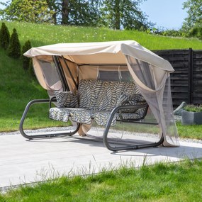 Huśtawka ogrodowa z moskitierą Venezia G050-06IB PATIO