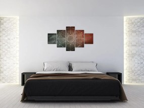 Obraz - Kosmiczny Dodekagram (125x70 cm)