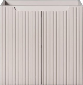 Wisząca szafka podumywalkowa 2-drzwiowa Nova 60 cm, kaszmir mat