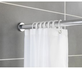 Drążek teleskopowy w kolorze srebra do łazienki Wenko Luz, dł. 110-185 cm