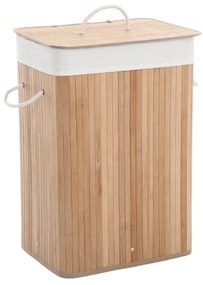 SongmicsHome Kosz na bieliznę DORA, 72 l, naturalny brąz