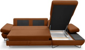 Narożnik LOFT z funkcją spania Regulowane zagłówki i podłokietniki Prawa strona Salvador 15