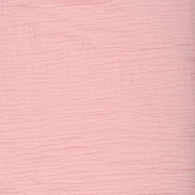 Różowy muślinowy koc dziecięcy 75x75 cm – Bébé Douceur