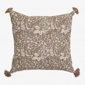 Kwadratowa Poduszka 45x45 Cm Z Bawełny Odilon Nature - Sklum