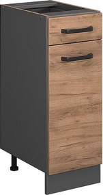 Szafka dolna do kuchni złoty dąb energetyczny 30x46x81.6 r-line