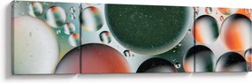 Obraz abstrakcji - bąbelki (170x50 cm)