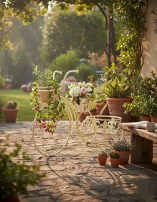 Stojak na rośliny w kształcie roweru B3-N95
