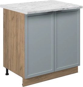 Szafki kuchenne jasnoniebiesko-szary 80x60x82 fame-line