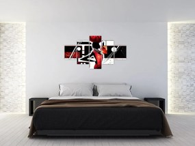 Obraz obrazu starożytnej damy (125x70 cm)