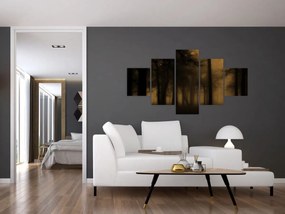 Obraz - Ciemny las (125x70 cm)