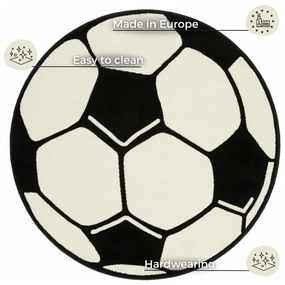 Dywan dziecięcy Hanse Home Football, ⌀ 100 cm