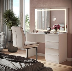 Stół toaletowy biały 110x45x77.2 viktoria