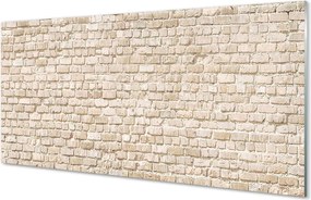 Szklany Panel Surowa Ściana z Cegieł