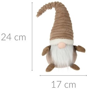 Figurka Skrzat świąteczny z czapką, 18 cm