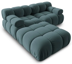 Morski aksamitny narożnik Bellis – Micadoni Home