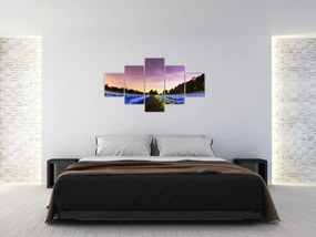 Obraz kolorowego pola (125x70 cm)