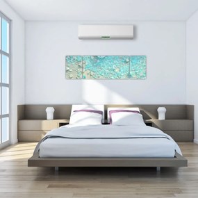 Obraz - Nadmorska atmosfera w turkusowych odcieniach (170x50 cm)