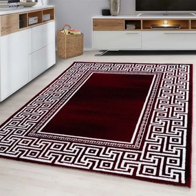 Dywan nowoczesny Parma czerwono-kremowy 200 cm x 290 cm