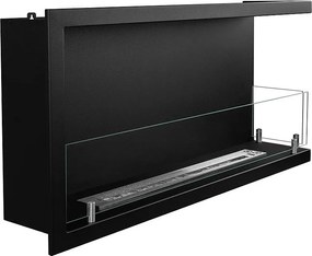 Biokominek narożny do zabudowy, biokominek narożny 90x45 SUTRI 90 DX