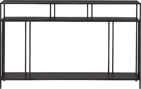 Komoda – 110 x 78 x 30 cm – Czarna – Płyta wiórowa