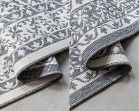 Dywan dwustronny zewnętrzny Gemini Alladyn szaro-kremowy 80 cm x 150 cm