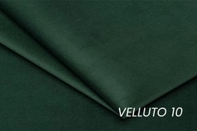 Tapczan/łóżko rozkładany Maciek lewostronny - zielony welur Velluto 10