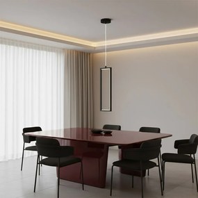 LAMPA SUFITOWA WISZĄCA LED LHJ083-1CP CZARNA