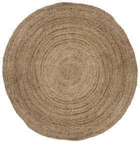 Okrągły dywanik ozdobny, juta, Ø 120 cm