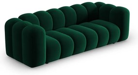 Ciemnozielona sofa 228 cm Lupine – Micadoni Home