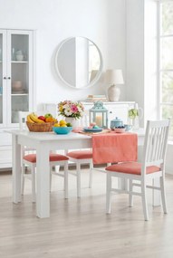 Biały prostokątny stół F8-P84