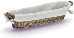 Wiklinowy koszyk na chleb, 49 x 14 x 10 cm