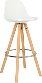 Hoker w stylu skandynawskim Nord z poduszką