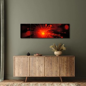 Obraz błyszczącej abstrakcji (170x50 cm)