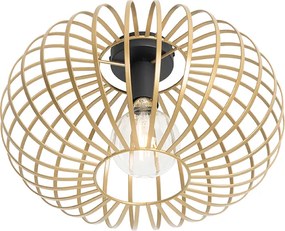 Designerska lampa sufitowa złota 39 cm - Johanna