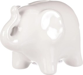 Skarbonka ceramiczna Słonik, 13 x 9 x 8 cm
