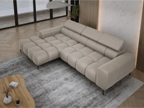 Narożnik PLAZA MINI wolnostojący Lewostronny w tkaninie Promocyjnej SOLAR 16 WERSAL