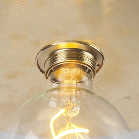 Nowoczesna lampa sufitowa złota 40cm - Disque Nowoczesny Oswietlenie wewnetrzne