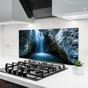 Szkło do Kuchni na Ścianę Kaskada Czystej Wody