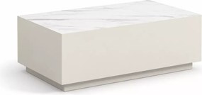 Stolik kawowy Avolio – nowoczesny stolik do salonu, metalowy stelaż + płyta laminowana, wiele kolorów i dekorów