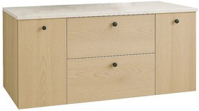 Szafka pod umywalkę nablatową dąb cremona 120 cm F6-Z25