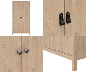 Dwudrzwiowa szafa ubraniowa Madrid 2D, jackson hickory
