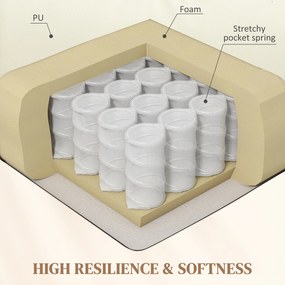 HOMCOM Fotel relaksacyjny z masażem obrotowy regulowane oparcie ekoskóra kremowy do 150 kg | Aosom PL