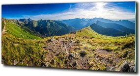 Fotoobraz na ścianę szklany Panorama górska