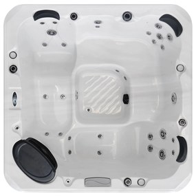 JACUZZI OGRODOWE PREMIUM WANNA  SPA 5-OSOBOWA WHITE OBUDOWA WHITE 195x195 CM