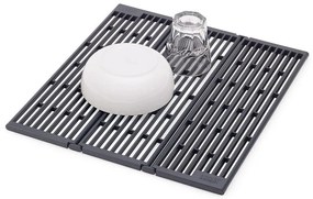 Szary regulowany plastikowy ociekacz na zlew 43x13 cm Platform – Joseph Joseph