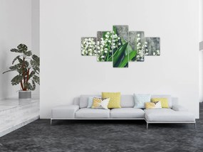 Obraz konwalii (125x70 cm)
