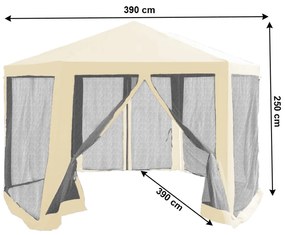 Szybko składana altana namiotowa Ringe typ 2, 390x 390 x 250 cm