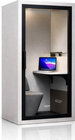 Budka akustyczna do biura INBOX 1-osobowa 2100 x 1100 x 900 mm