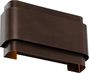 Smart Lampa Ścienna Ciemny Brąz 2-Światła Wraz z 2 Wifi G9 - Coen